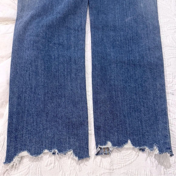 Rag & Bone Dre Low-Rise Slim Boyfriend Jeans Distressed Raw Hem Size 26 - Picture 8 of 12